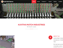 Tablet Screenshot of kavithamatches.com